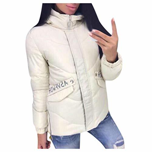 Social Chaqueta de Invierno Abrigo con Capucha para Mujer SUNNSEAN 2019 Abrigo Corto