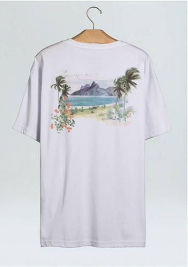 Osklen T-Shirt Watercolour Landscape