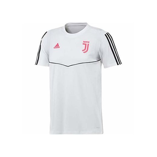 adidas 19/20 Juventus tee Camiseta de Manga Corta, Hombre, Blanco