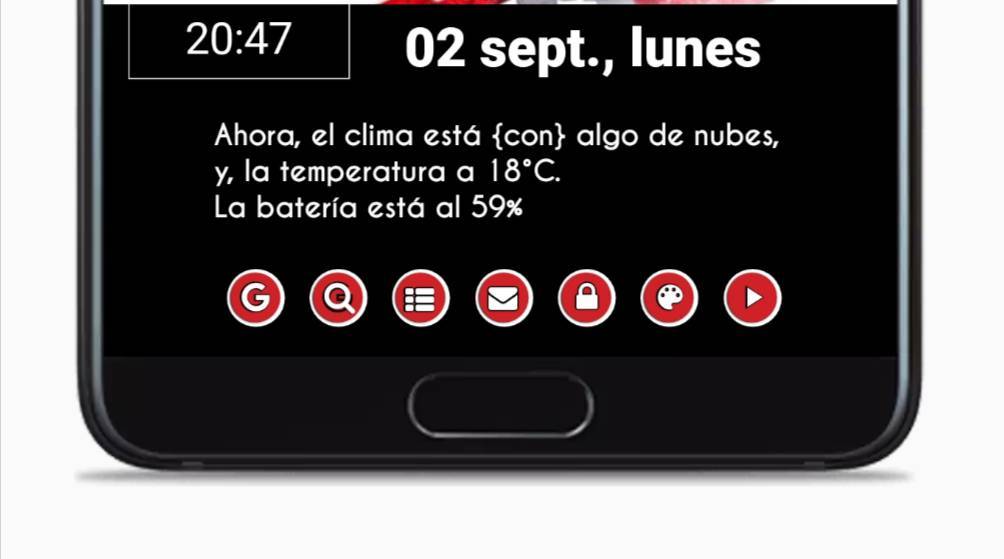 Social Widget KWGT ¿A qué tienes miedo? 