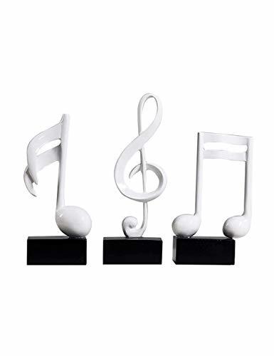 Home Amoy-Art Nota Musical Musical Note Figuras Decorativas Decoración del hogar Figurilla Escultura