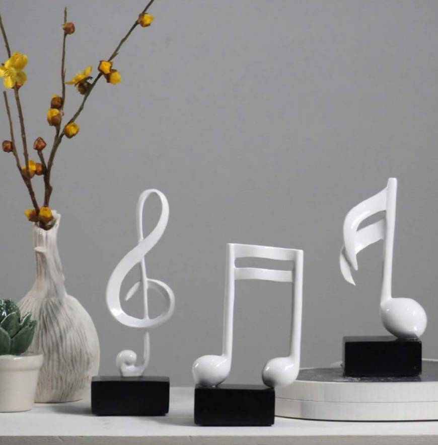 Home Amoy-Art Nota Musical Musical Note Figuras Decorativas Decoración del hogar Figurilla Escultura