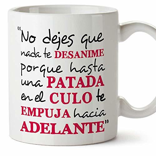 Social MUGFFINS Taza Original con Mensaje Gracioso - No Dejes Que Nada te