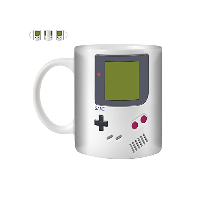 Electronic Stuff4 Taza de Café/Té 350ml/Game Boy/Consola de Juegos/Cerámica Blanca/ST10