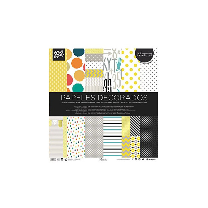 Product Busquets - Papeles Decorados Scrapbooking Marta 30