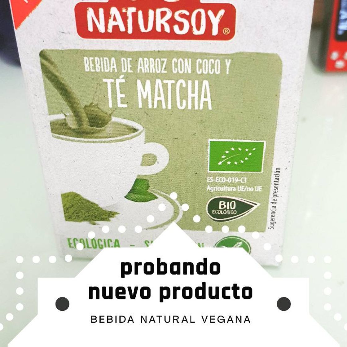 Moda Bebida de arroz, coco y té matcha