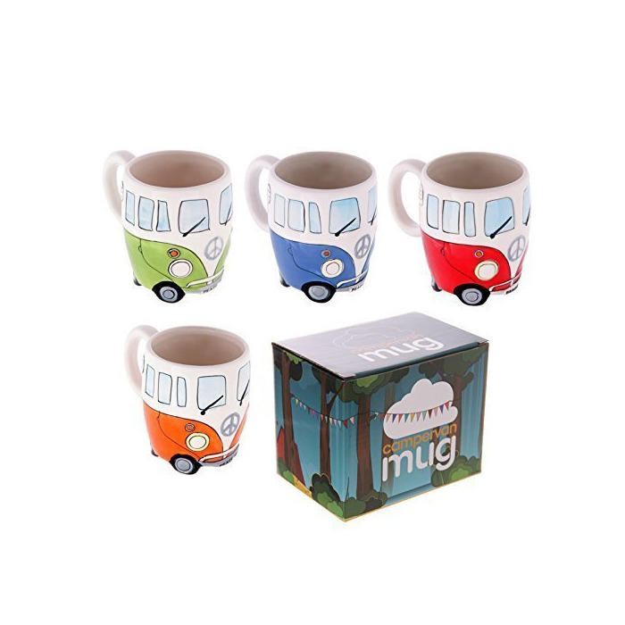 Categoría de hogar Set of 4 Camper Van Mugs