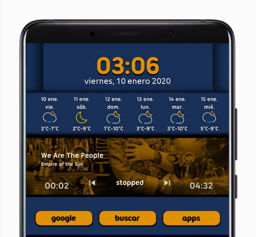 Social Widget KWGT Animalia
