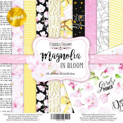 Social Set de scrapbooking Magnolia in bloom Fabrika Decoru 30x30cm
