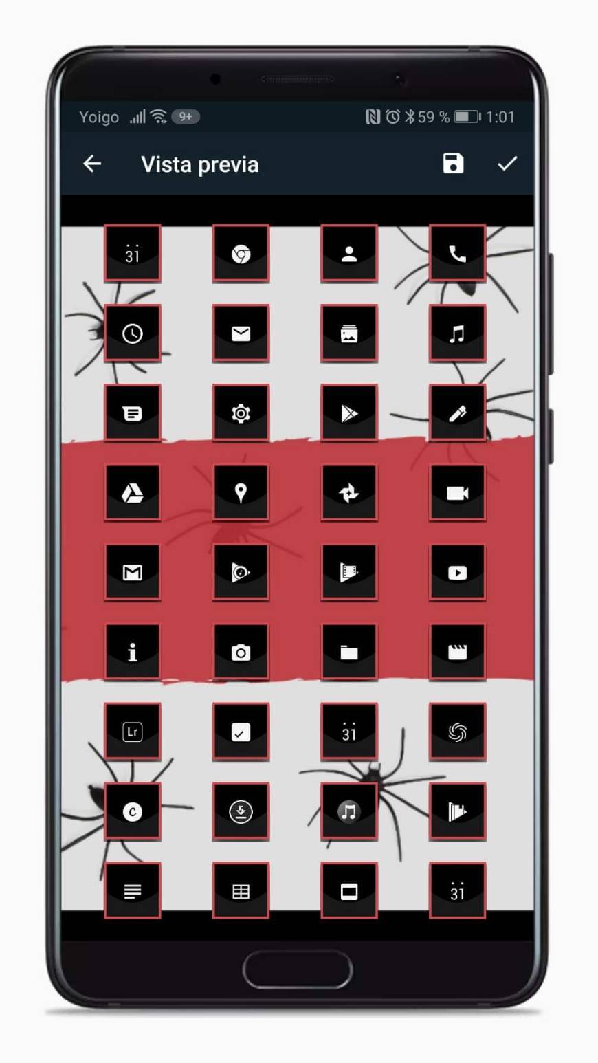 Social Iconos Aracnic