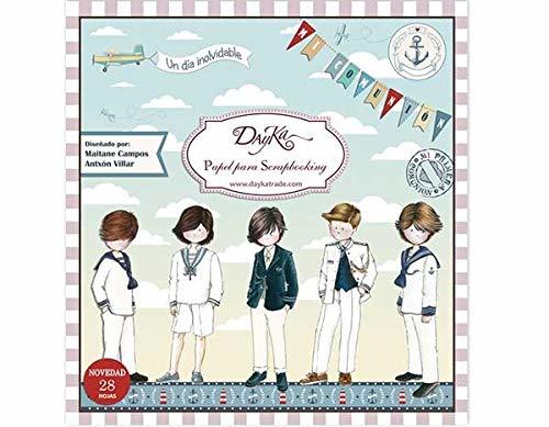 Social Dayka Trade Libro Scrap niño comunión 28 Hojas 20x20cm