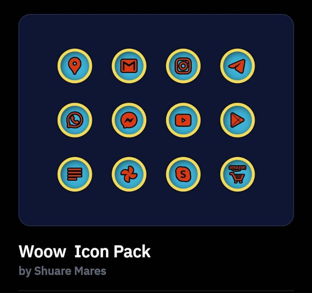 Moda Woow Icon Pack