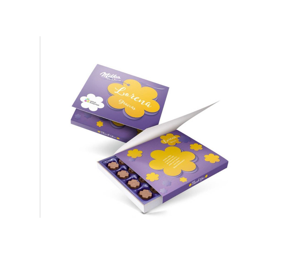 Products Caja de Chocolates Milka grabada