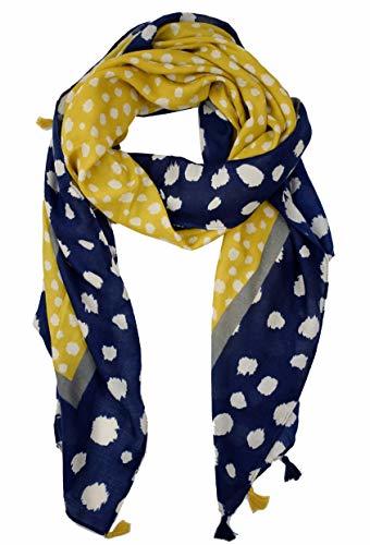 Social GoFashion CO045S9514 - Pañuelo de hombro con flecos para mujer