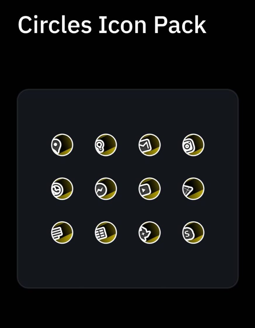 Moda Circles Icon Pack 