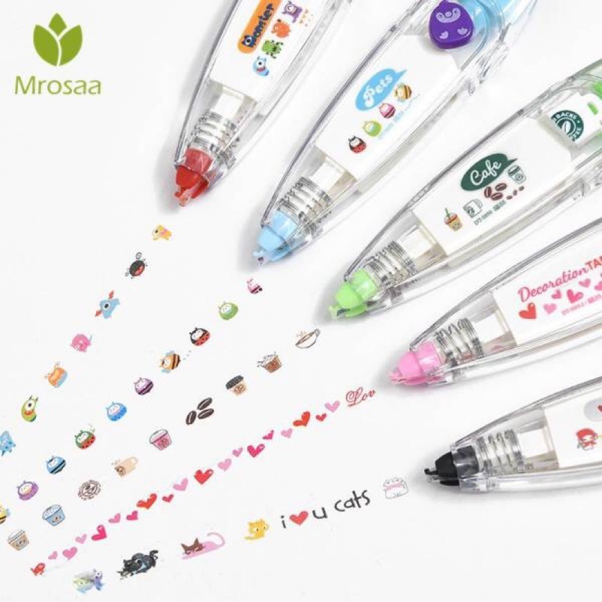 Social Cinta de corrección decorativa