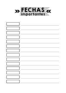 Moda Idea: Fechas importantes