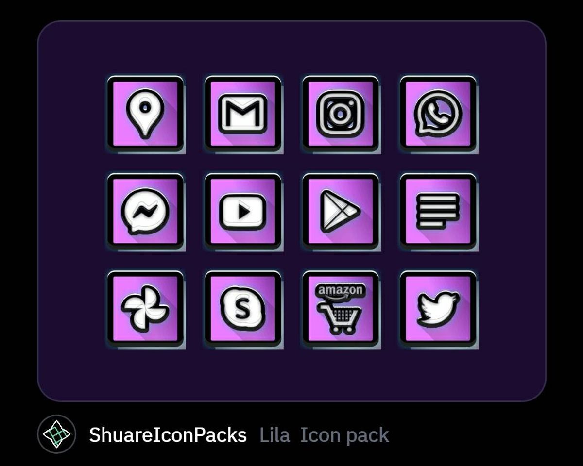 Moda Lila Icon Pack