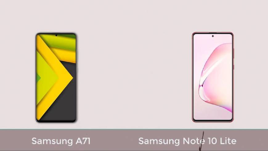 Moda Samsung Galaxy A71 vs Note 10 Lite