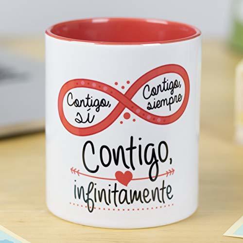 Social La Mente es Maravillosa - Taza con frase de amor y dibujo