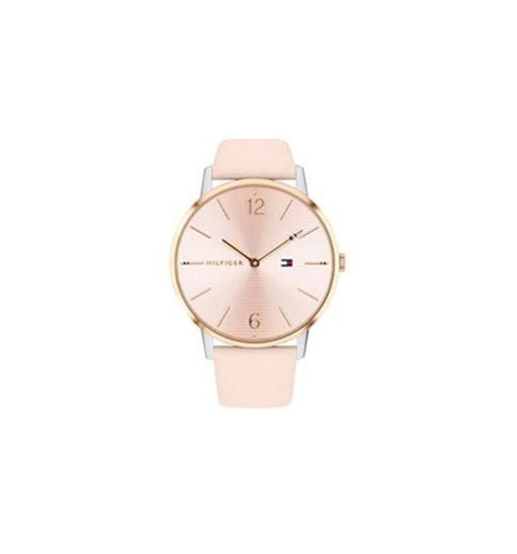Social Tommy Hilfiger Reloj Analógico para Mujer de Cuarzo con Correa en Cuero 1781973