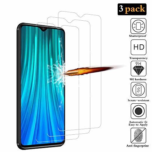 Electronic ANKENGS Protector de Pantalla para Xiaomi Redmi Note 8 Pro [3 Unidades]