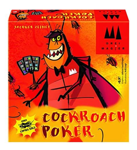 Coiledspring Games Three Magicians Cockroach - Juego de Cartas de póquer