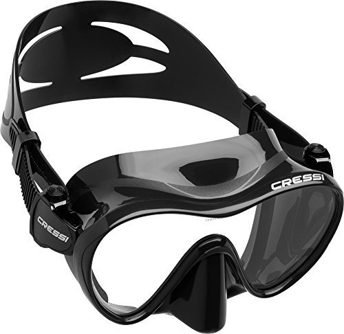 Fitness Cressi Tauchmaske Erwachsen F1 Dark Frameless Gafas de Buceo