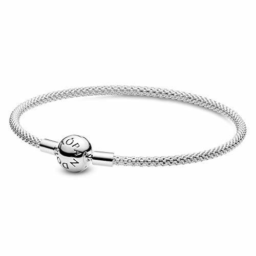 Fashion Pandora Pulsera cadena Mujer plata