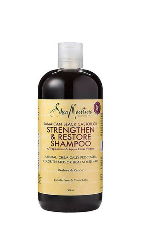 Products Shampoo Strengthen Restore com Óleo de Ricino SHEA MOISTURE