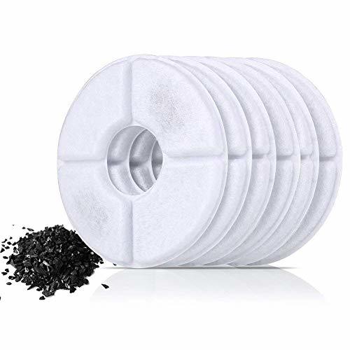 Lugar Filtros para Fuentes de Agua para Gato/Perro, Filtro de Carbón Activado 6