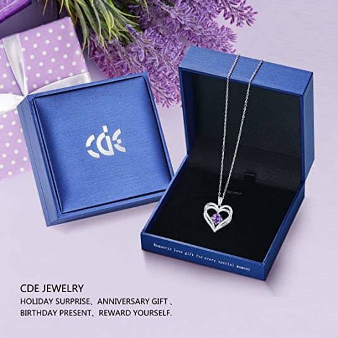 Fashion CDE Forever Love Heart Women Necklace 925 