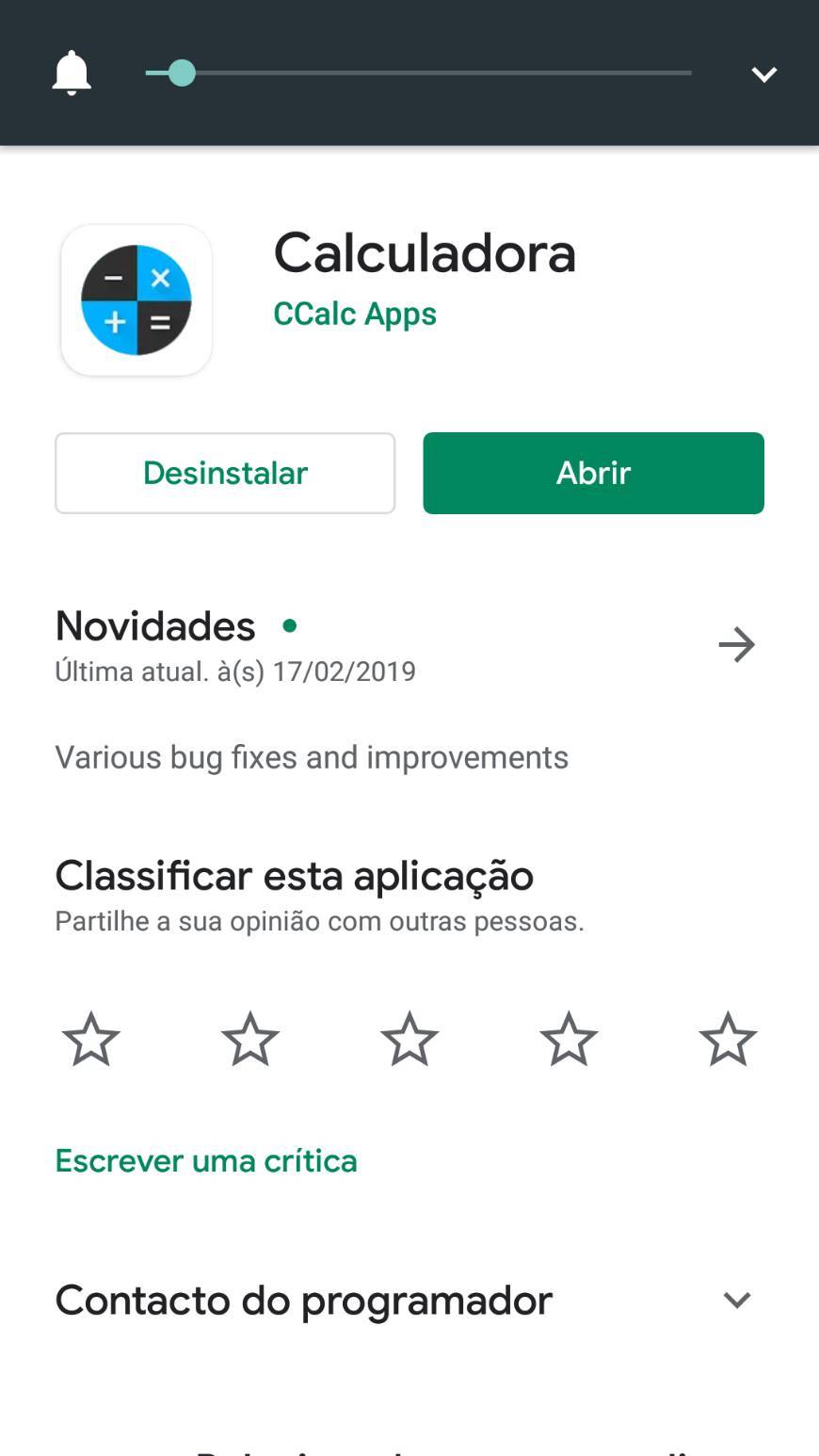 App Melhor calculadora para Android