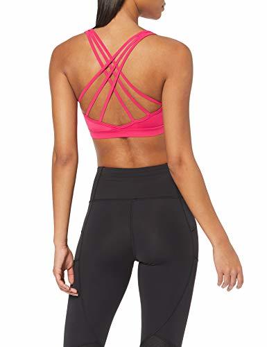 Place Marca Amazon - AURIQUE Sujetador Deportivo Mujer, Rosa