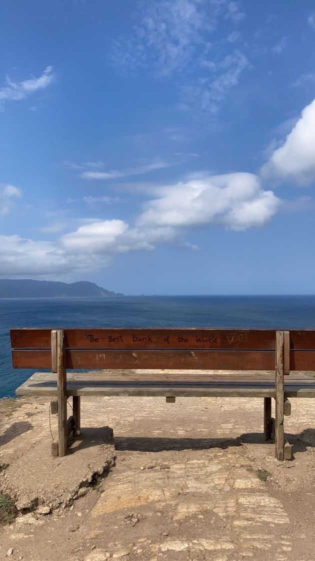 Place Banco-Mirador acantilados do Loiba