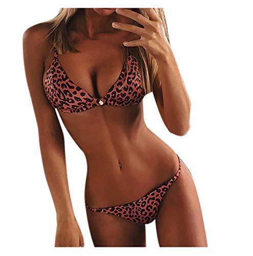 Lugar Traje de Baño Sexy Bañador de Baño Push-up Acolchado Bra Conjunto de