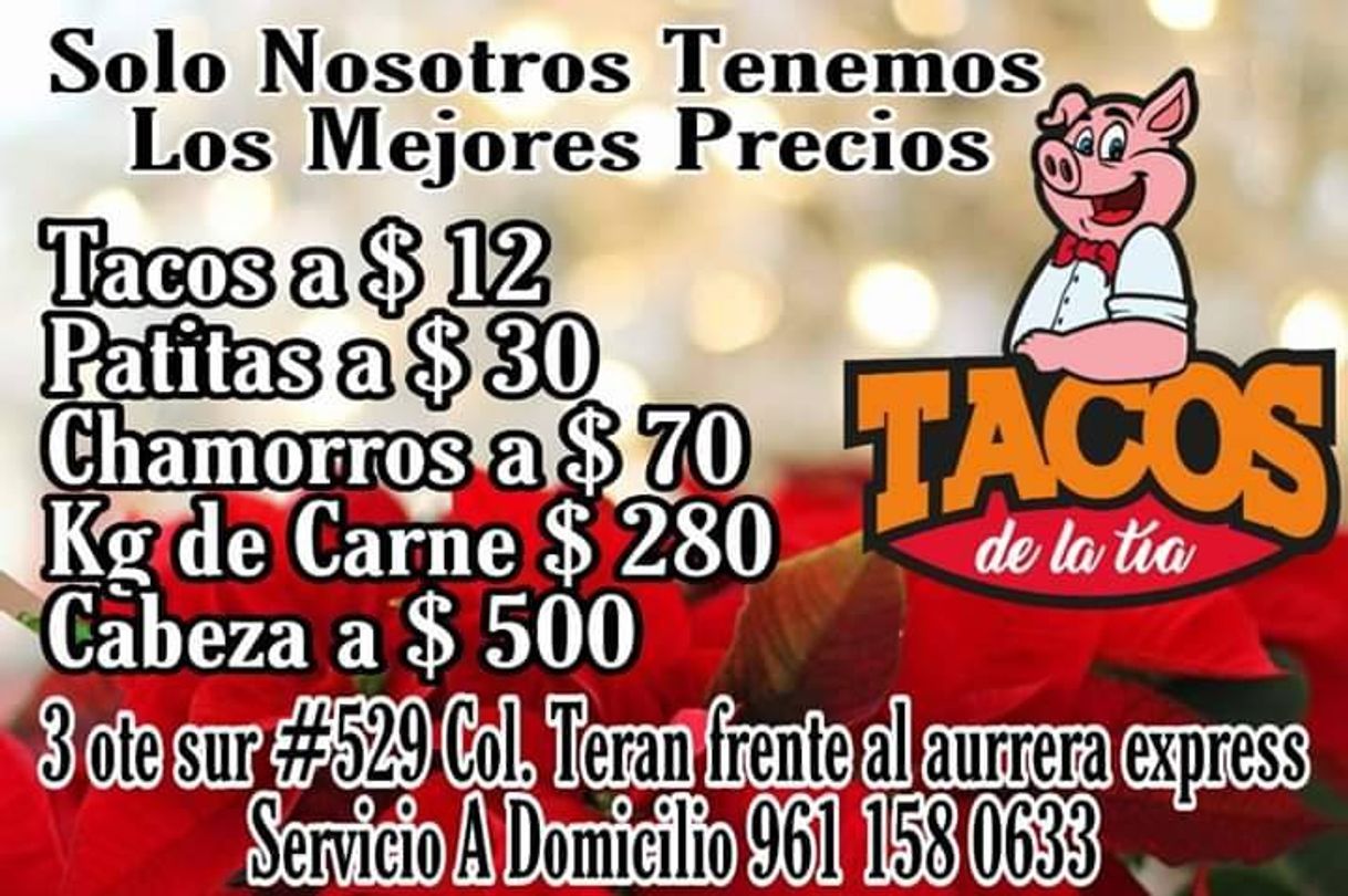 Restaurantes Tacos De La Tia