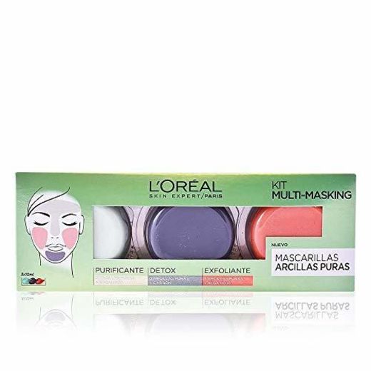 L'Oréal Paris Arcillas Puras Kit Multi-Masking