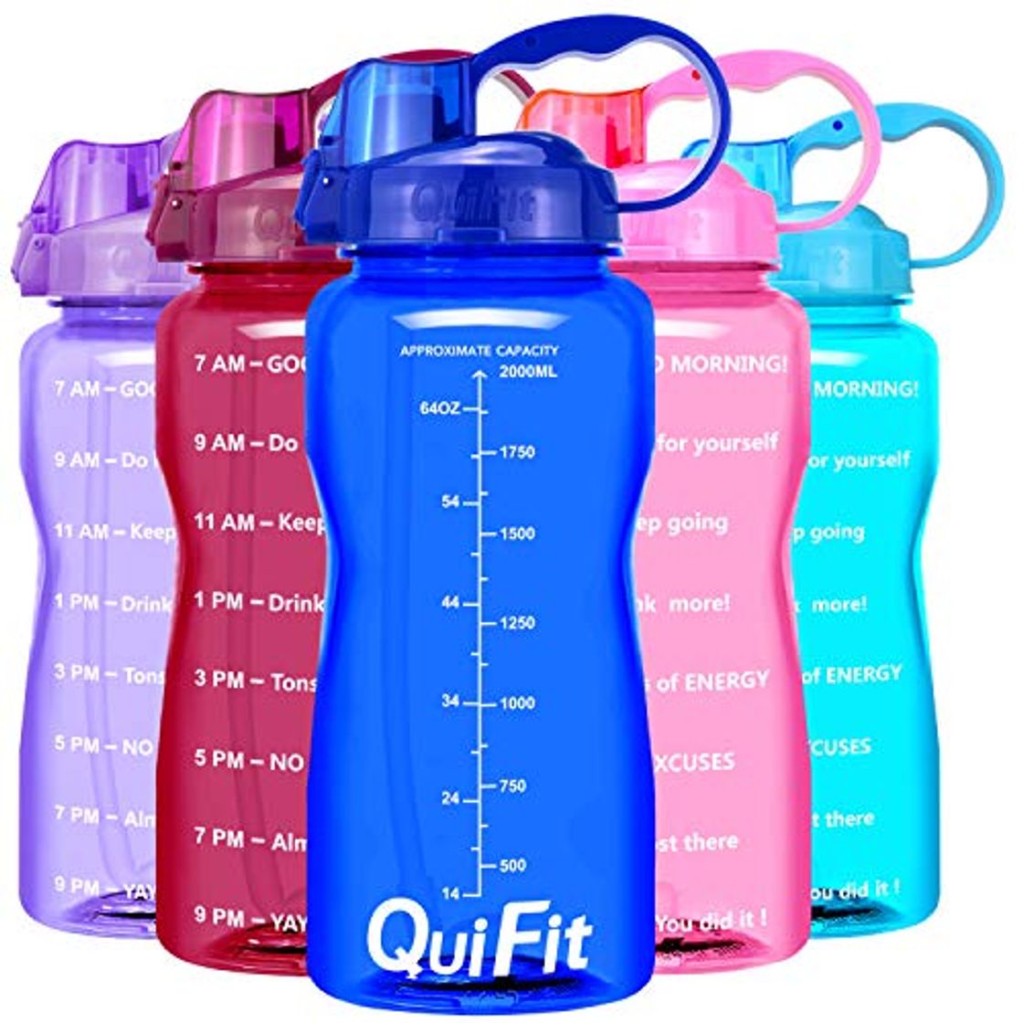 Producto QuiFit Botella de agua sin BPA Tritan de 2 l