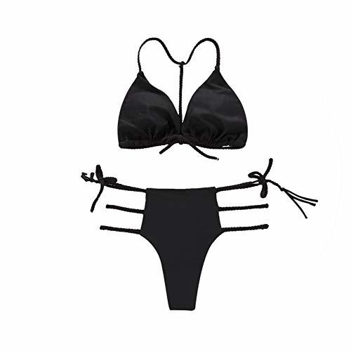 Lugar Spinning Push Up Bikini Set Micro Buquini Sexy Traje de baño brasileño