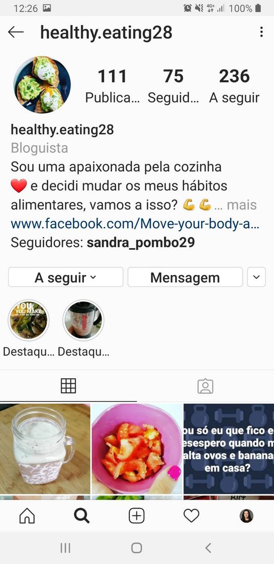 Moda Sigam no instagram esta página, comida saudavel 