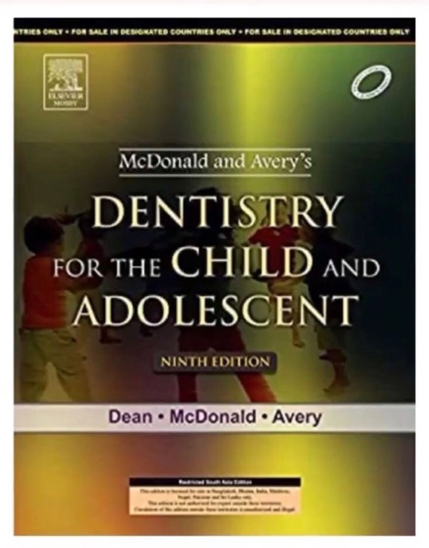 Libro McDonald and Avery's Dentistry for the Child and Adolescent 