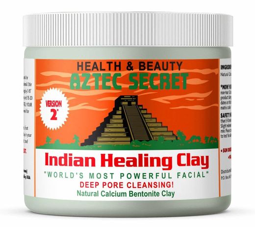 Aztec Secret Indian Healing Arcilla de limpieza profunda 100% natural