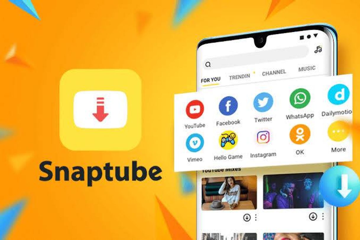 Social Snaptube - O Melhor Aplicativo de Baixar Música e vídeos