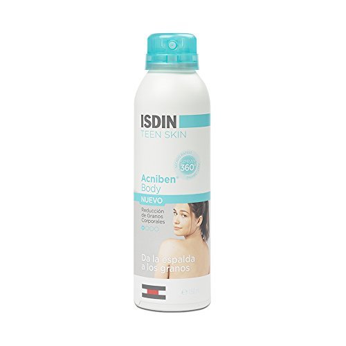 Social ISDIN Acniben Body, Spray Corporal para Acné Corporal y Piel Grasa