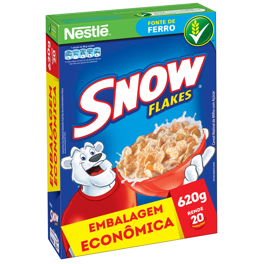 Fashion Cereal Matinal Snow Flakes