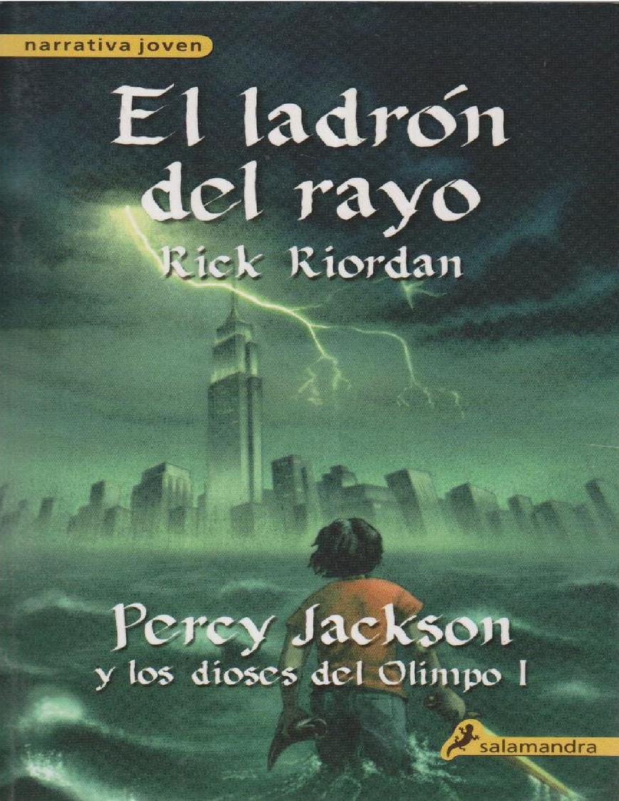 Libro EL LADRON DEL RAYO -Rtca. Nva. Portada-