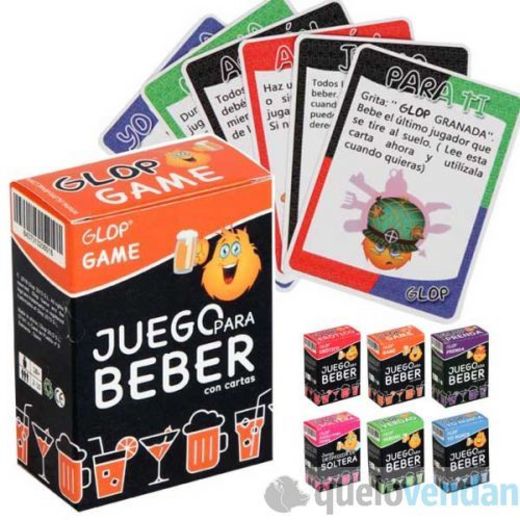 Glop Game - Juego para Beber - Juego de Cartas para Fiestas y ...
