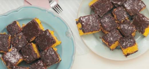 Moda Bolo de Cenoura com cobertura de brigadeiro 🥕