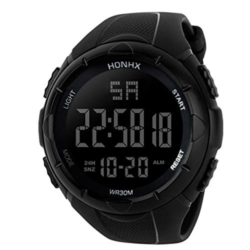 Producto Yesmile Relojes❤️Reloj Electrónico de Silicona Hombres Analógico Militar Digital Deporte LED Impermeable